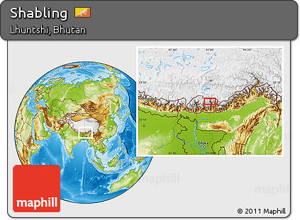 Physical Location Map of Shabling