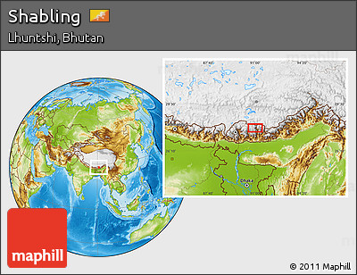 Physical Location Map of Shabling