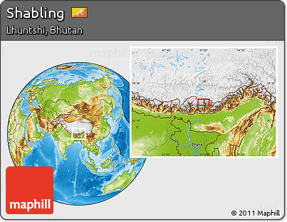 Physical Location Map of Shabling