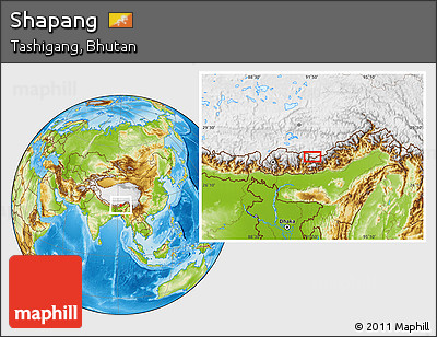 Physical Location Map of Shapang