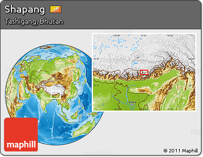 Physical Location Map of Shapang