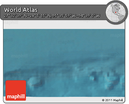 Satellite 3D Map of the Area around 27° 48' 57" N, 95° 7' 30" W