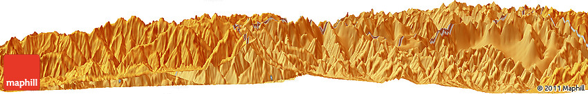 Political Horizon Map of the Area around 27° 48' 57" N, 96° 58' 29" E