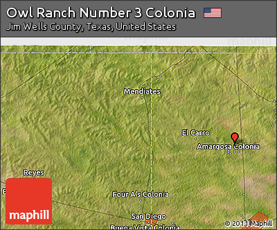 Satellite 3D Map of Owl Ranch Number 3 Colonia