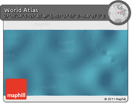 Satellite 3D Map of the Area around 27° 0' 12" S, 103° 46' 30" E