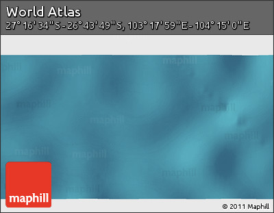 Satellite 3D Map of the Area around 27° 0' 12" S, 103° 46' 30" E
