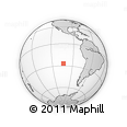 Outline Map of the Area around 27° 0' 12" S, 103° 37' 30" W, rectangular outline