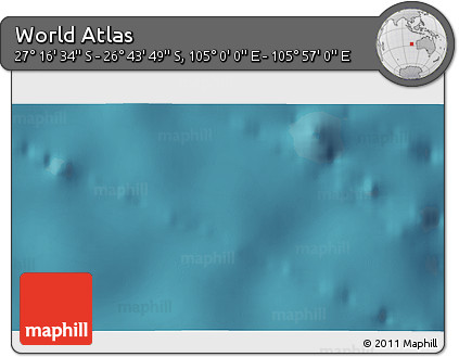 Satellite 3D Map of the Area around 27° 0' 12" S, 105° 28' 29" E