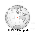 Outline Map of the Area around 27° 0' 12" S, 105° 28' 29" E, rectangular outline