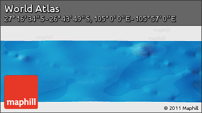 Political Panoramic Map of the Area around 27° 0' 12" S, 105° 28' 29" E