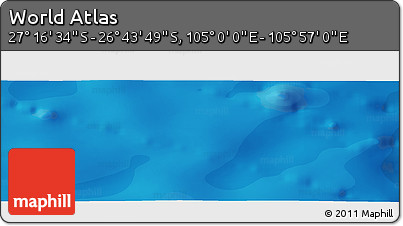 Political Panoramic Map of the Area around 27° 0' 12" S, 105° 28' 29" E
