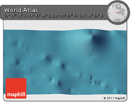 Satellite 3D Map of the Area around 27° 0' 12" S, 106° 19' 29" E