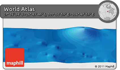 Political Panoramic Map of the Area around 27° 0' 12" S, 106° 19' 29" E