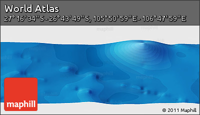 Political Panoramic Map of the Area around 27° 0' 12" S, 106° 19' 29" E
