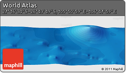 Political Panoramic Map of the Area around 27° 0' 12" S, 106° 19' 29" E