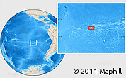 Shaded Relief Location Map of the area around 27° 0' 12" S, 107° 1' 30" W