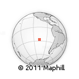 Outline Map of the Area around 27° 0' 12" S, 107° 1' 30" W, rectangular outline