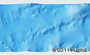 Political 3D Map of the area around 27° 0' 12" S, 107° 52' 30" W