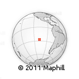 Outline Map of the Area around 27° 0' 12" S, 107° 52' 30" W, rectangular outline