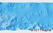 Shaded Relief 3D Map of the area around 27° 0' 12" S, 108° 43' 29" W