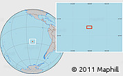 Gray Location Map of the area around 27° 0' 12" S, 108° 43' 29" W