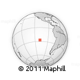 Outline Map of the Area around 27° 0' 12" S, 108° 43' 29" W, rectangular outline