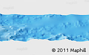 Physical Panoramic Map of the area around 27° 0' 12" S, 108° 43' 29" W