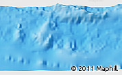 Shaded Relief 3D Map of the area around 27° 0' 12" S, 114° 40' 30" W