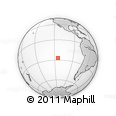Outline Map of the Area around 27° 0' 12" S, 114° 40' 30" W, rectangular outline