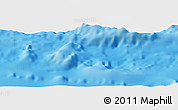 Physical Panoramic Map of the area around 27° 0' 12" S, 114° 40' 30" W