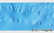 Physical 3D Map of the area around 27° 0' 12" S, 115° 31' 30" W