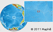 Physical Location Map of the area around 27° 0' 12" S, 115° 31' 30" W
