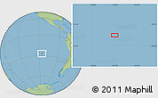 Savanna Style Location Map of the area around 27° 0' 12" S, 115° 31' 30" W