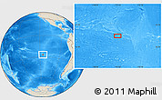 Shaded Relief Location Map of the area around 27° 0' 12" S, 115° 31' 30" W