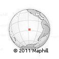 Outline Map of the Area around 27° 0' 12" S, 116° 22' 30" W, rectangular outline
