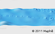 Physical Panoramic Map of the area around 27° 0' 12" S, 116° 22' 30" W
