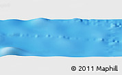 Shaded Relief Panoramic Map of the area around 27° 0' 12" S, 116° 22' 30" W