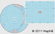 Gray Location Map of the area around 27° 0' 12" S, 117° 13' 29" W