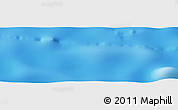 Shaded Relief Panoramic Map of the area around 27° 0' 12" S, 117° 13' 29" W