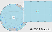 Gray Location Map of the area around 27° 0' 12" S, 134° 13' 29" W