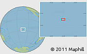 Savanna Style Location Map of the area around 27° 0' 12" S, 134° 13' 29" W