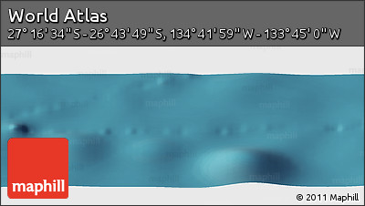 Satellite Panoramic Map of the Area around 27° 0' 12" S, 134° 13' 29" W