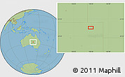 Savanna Style Location Map of the area around 27° 0' 12" S, 138° 37' 30" E