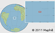 Savanna Style Location Map of the area around 27° 0' 12" S, 13° 31' 30" W