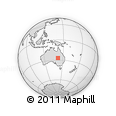 Outline Map of the Area around 27° 0' 12" S, 142° 1' 30" E, rectangular outline