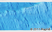 Political 3D Map of the area around 27° 0' 12" S, 14° 22' 30" W