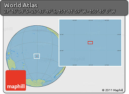 Savanna Style Location Map of the Area around 27° 0' 12" S, 151° 13' 29" W