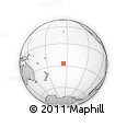 Outline Map of the Area around 27° 0' 12" S, 155° 28' 29" W, rectangular outline