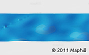 Shaded Relief Panoramic Map of the area around 27° 0' 12" S, 159° 43' 29" W