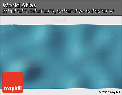 Satellite 3D Map of the Area around 27° 0' 12" S, 161° 25' 30" W